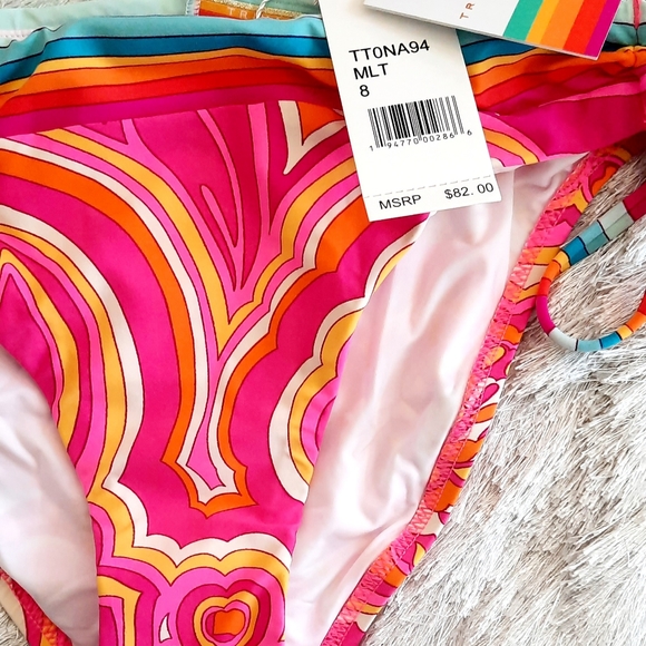 NWT Trina Turk 25th Anniversary Sunrise Bikini - Picture 5 of 13